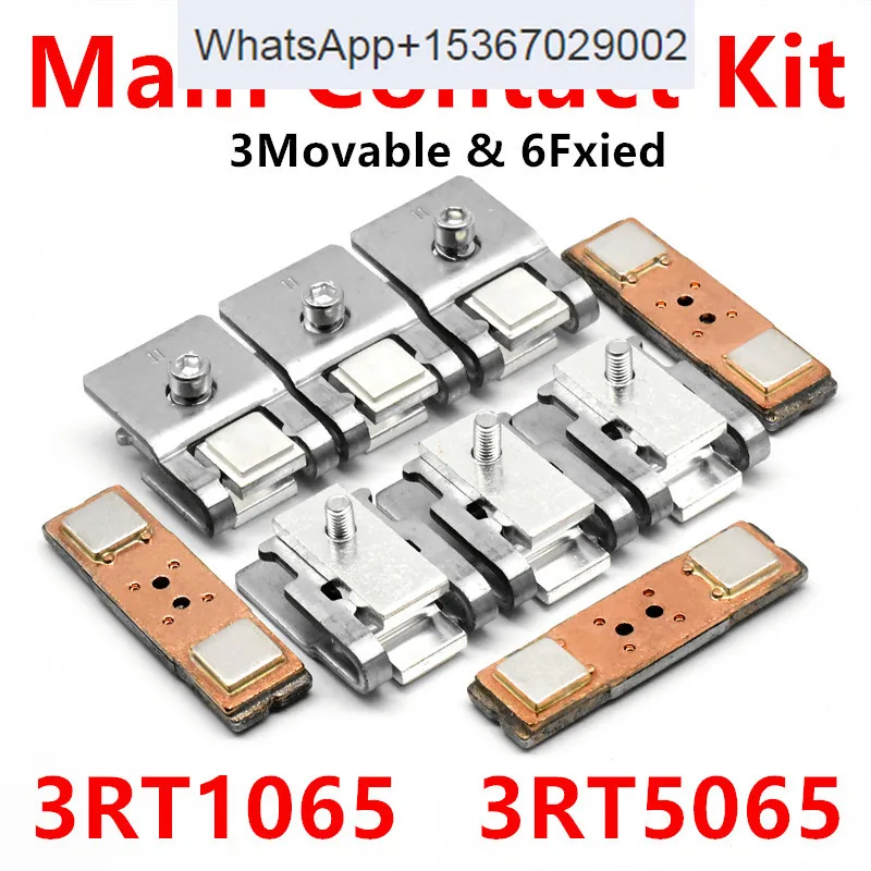 

3RT1965-6A Replacement Contact Kit for 3RT1065 Contactor Spare Parts Moving and Stationary Contact 3RT5065 Main Contact Kit