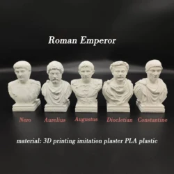 Statue of Roman Emperor Nero，Aurelius，Augustus，Diocletian，Constantine imitation plaster statues as souvenirs