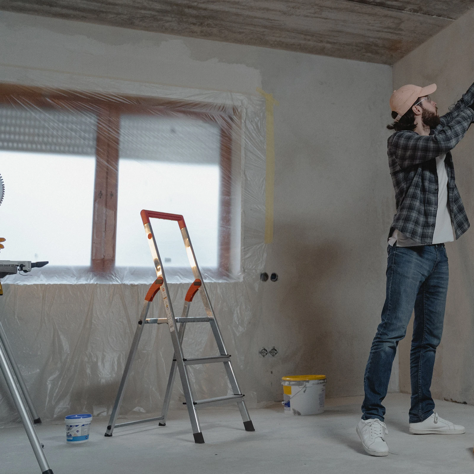 

Non Slip Ladder Pads 2 4Pcs Universal Fit Rubber Feet Covers for Step Ladders Ladder Feet Protect Cover Insulated Safety Sleeves