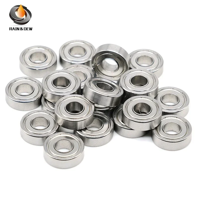 10PCS Stainless Steel S608ZZ Ball Bearings 8*22*7 mm  ABEC-7 440C Roller Bearing S608Z S608 Z ZZ