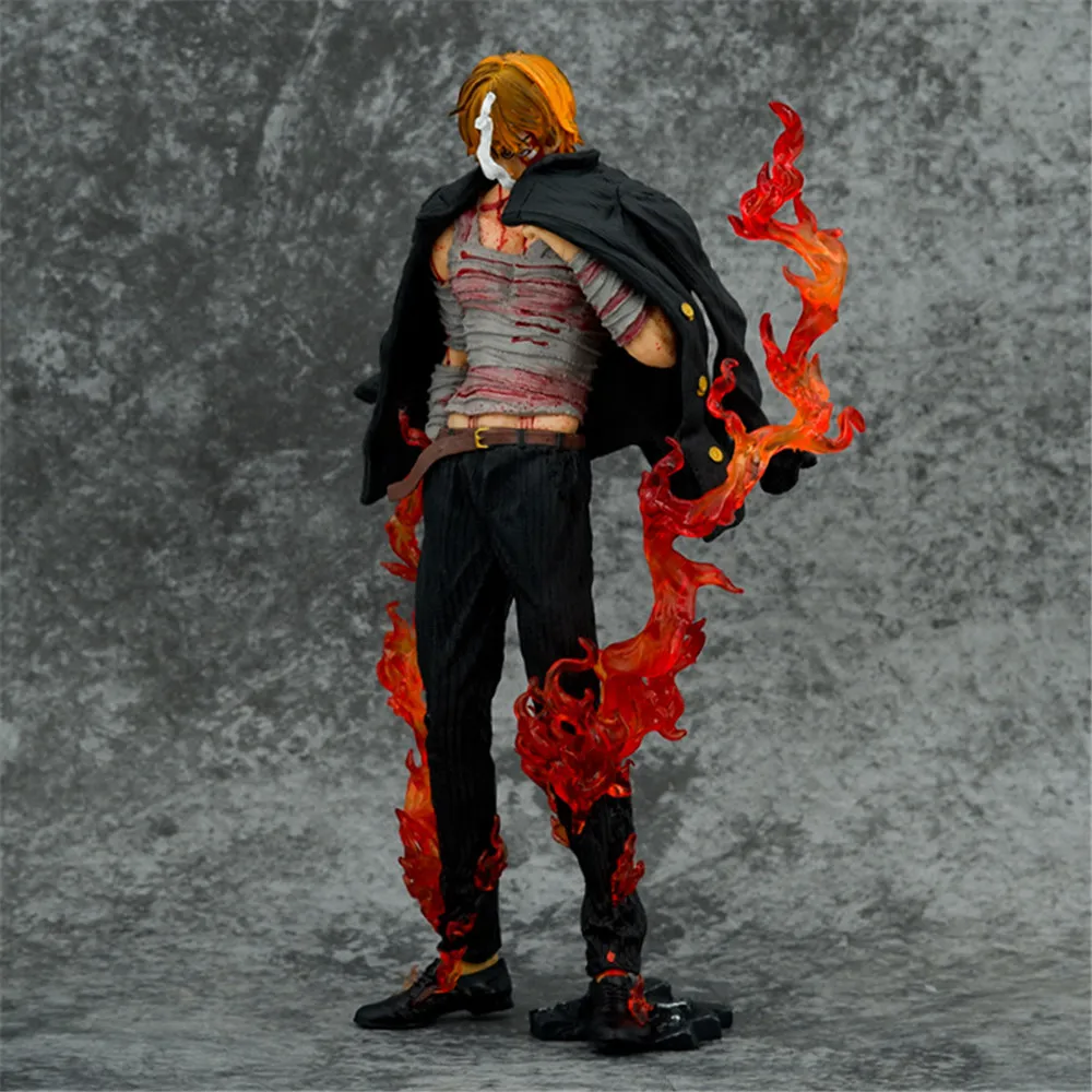 

28cm Anime One Piece Blood Sanji Battle Damaged Ver. PVC Action Figure Statue Collect Figurine Model Decoration Doll Toys Gifts