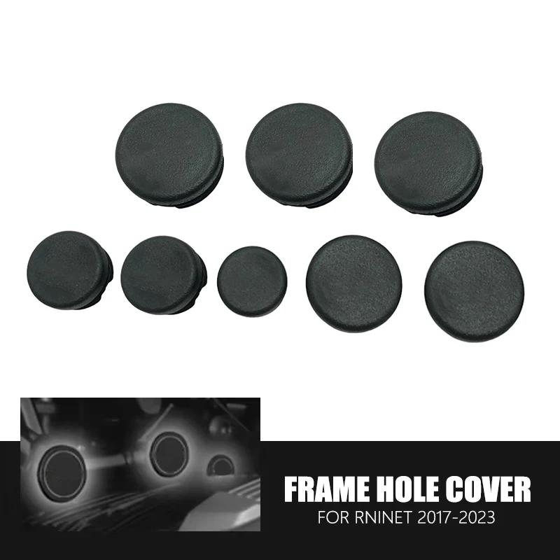 For BMW R NineT Frame Hole Cover R9T Pure Racer Scrambler Urban G/S 2013-2023 2022 Motorcycle Caps Plug Decorative Frame Cap Set