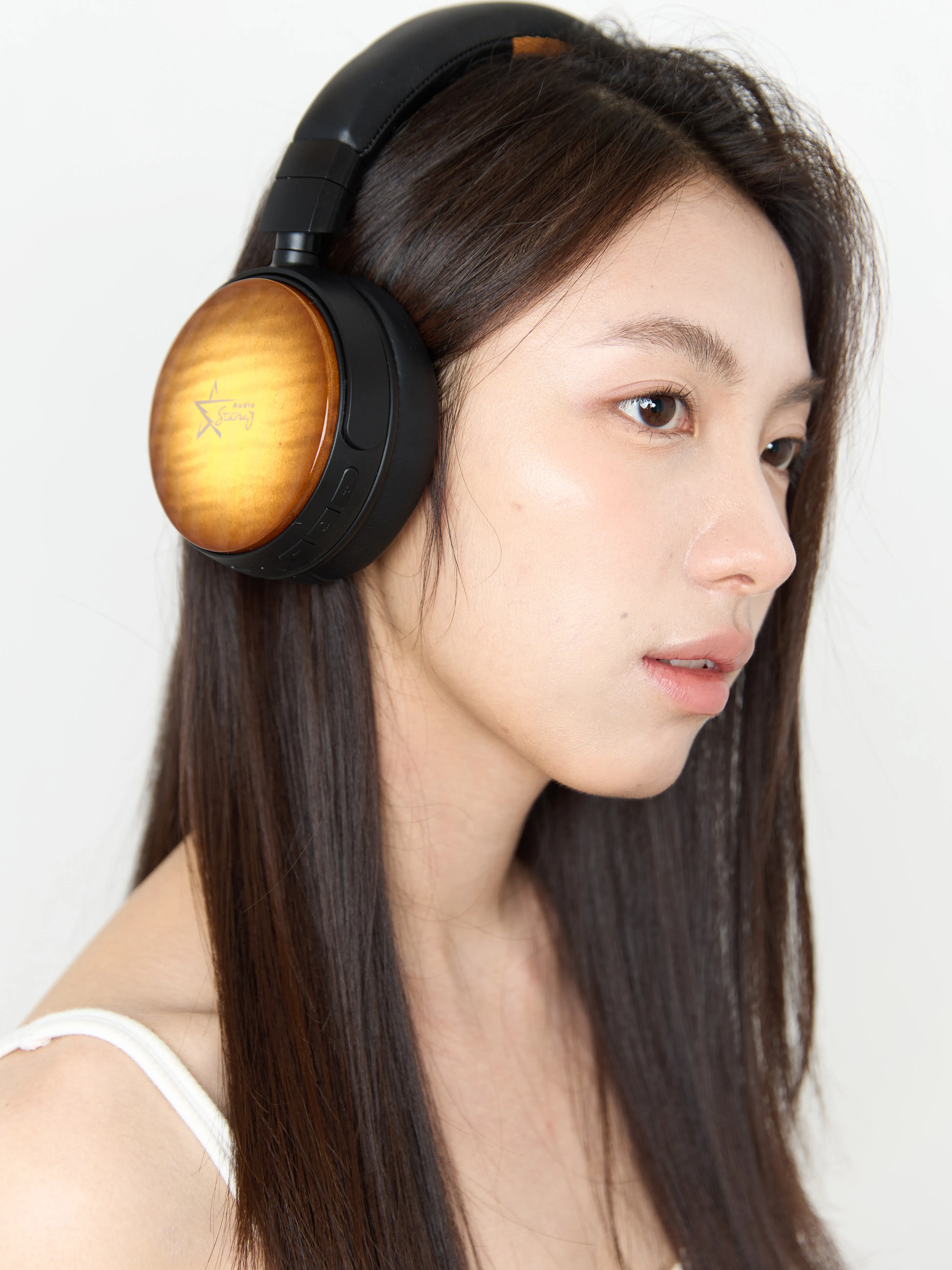 STARSAY R600 Wood Flame Gloss Over Ear Bluetooth Headphones HiFi Audiophile Wireless Headset