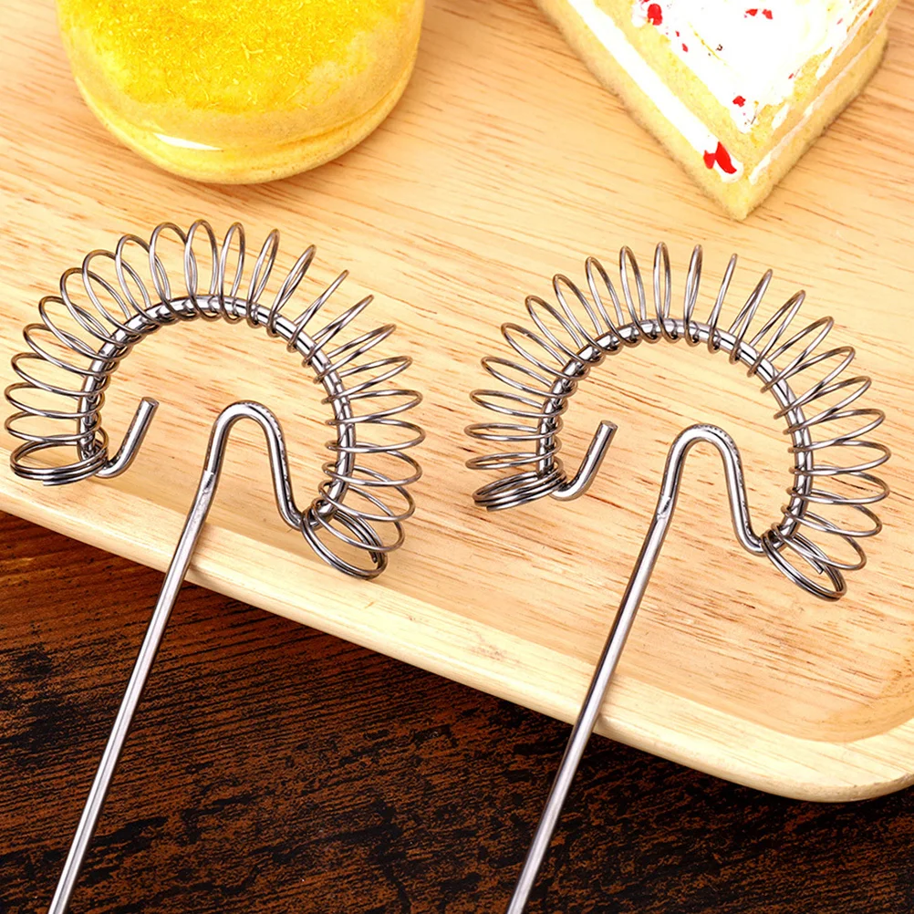 

5Pcs Stainless Steel Spring Whisk Heavy Duty Egg Mixer Baking Tool for Dough Cream Kitchen Cooking Egg Whisking Tool