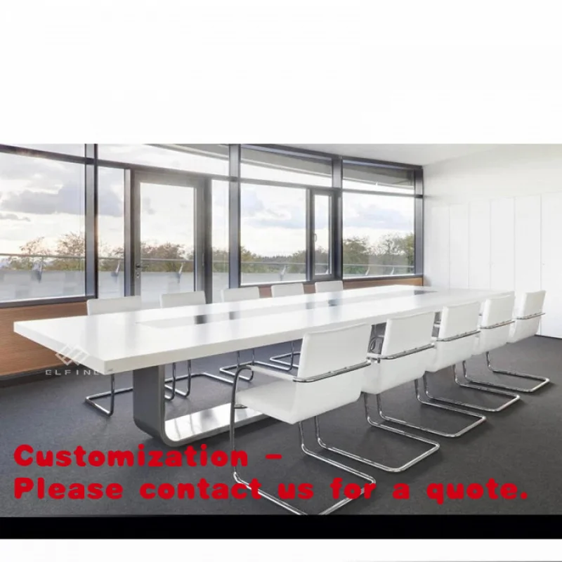 

custom.20 Person Boardroom Artificial Marble Stone Luxury Conference Room Table