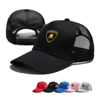 Summer Mesh Baseball Cap Men Snapback Hat Casual Breathable For Lamborghini LP570 LP610 Urus LP700 LP770 Gallardo Aventador