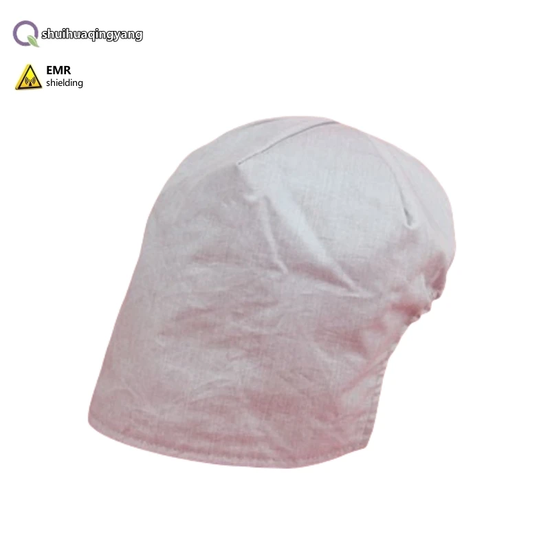 Genuine Electromagnetic radiation protective double-layer metal fiber cap Computer room EMF shielding double-sided wearable cap