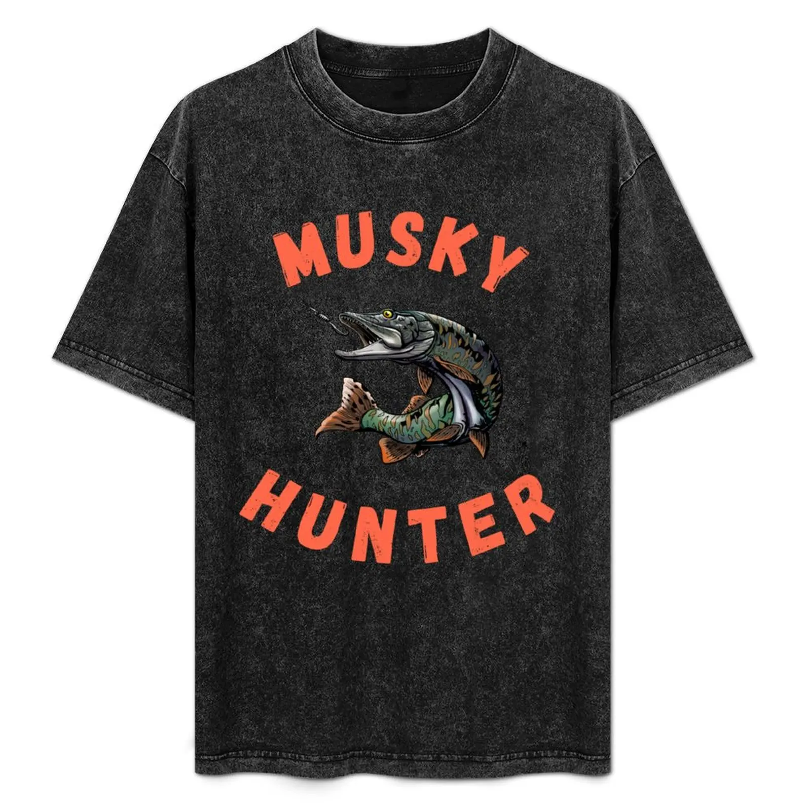 

Musky Hunter, Muskie Hunter, Musky Fisherman, Muskellunge T-Shirt quick-drying anime tshirt t shirts for men graphic