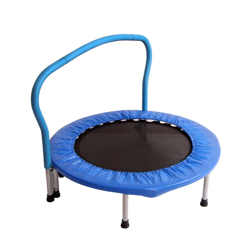 

Mini Trampoline For Kids Indoor Daily Jumping With Safe Edge Durable Material Foldable Easy To Store