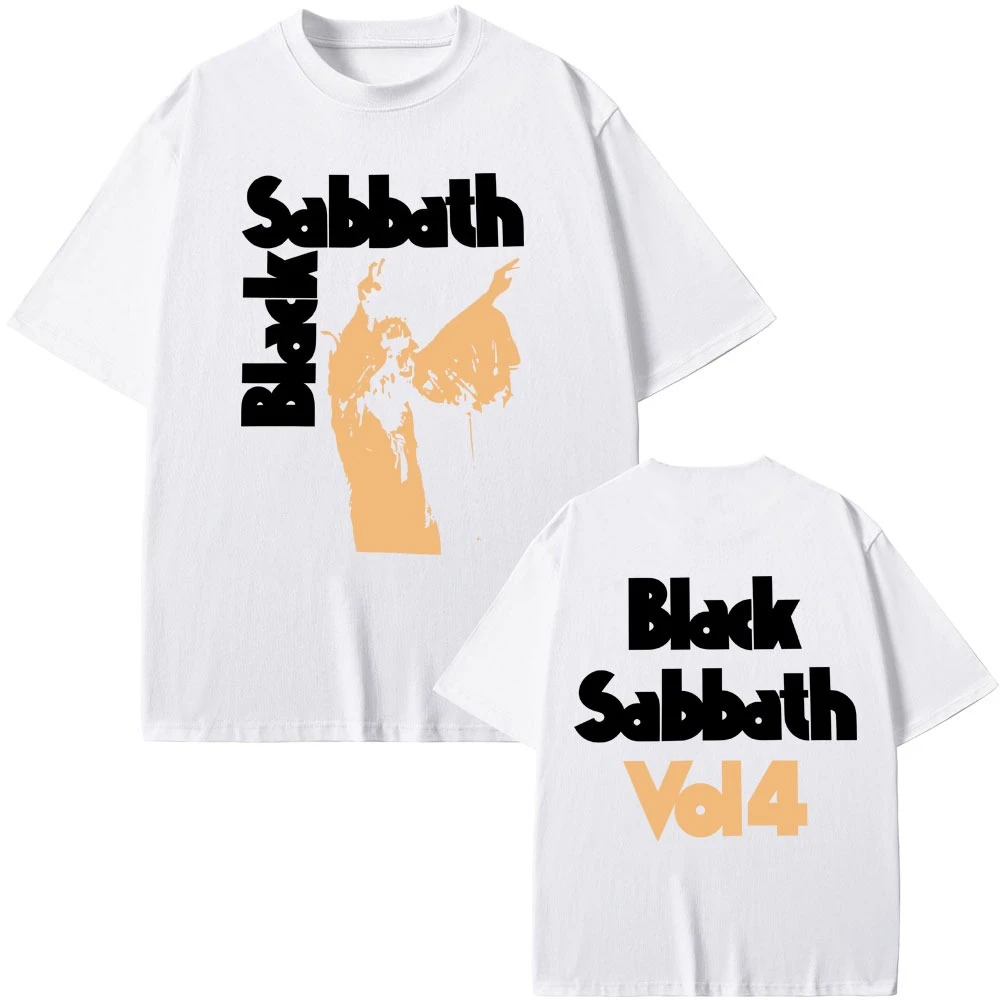 2026 Graphic T-shirt Men Women Heavy Metal Rock Band T Shirts Male Vintage Oversized Tshirt