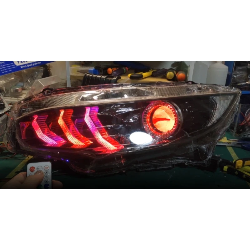 Car For Honda CIVIC 10th Headlights Assembly modified Styling DRL Daytime Running light Car Accessories