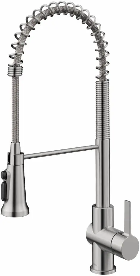 

Выдвижной кухонный смеситель 2-в-1 с фильтром для воды, нержавеющая сталь, простая установка