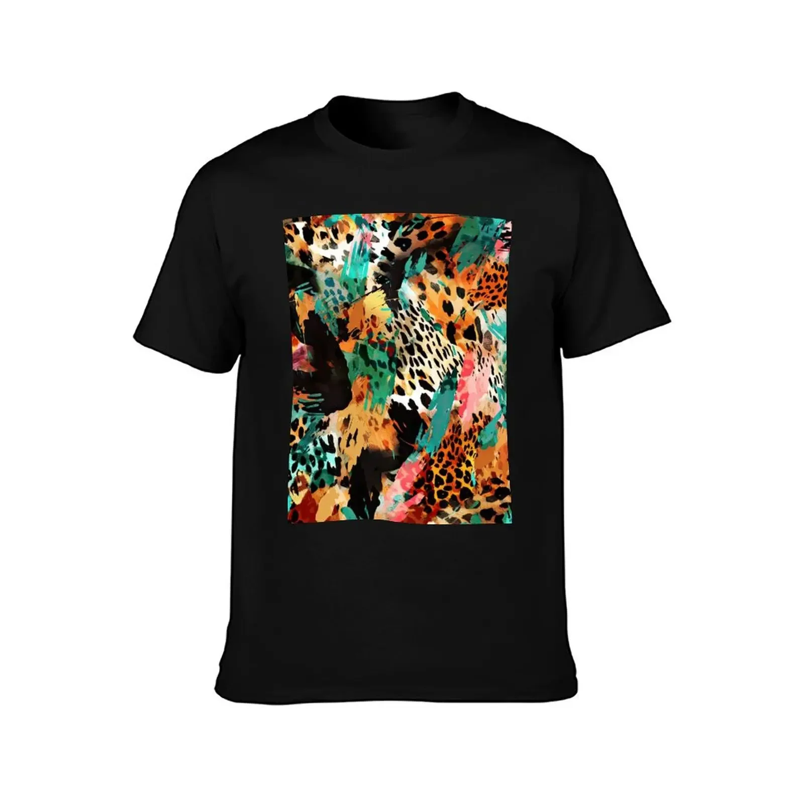 Wild Symphony - Teal T-Shirt clothes Luxury man graphics Men's clothing