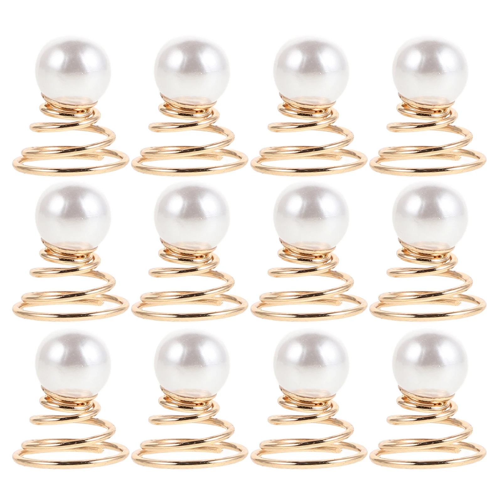 

Pearl Spiral Hairpins Bobby Pins for Women Bridal Party Prom Accessories Lightweight Comfortable Hairstyle Aid Hair