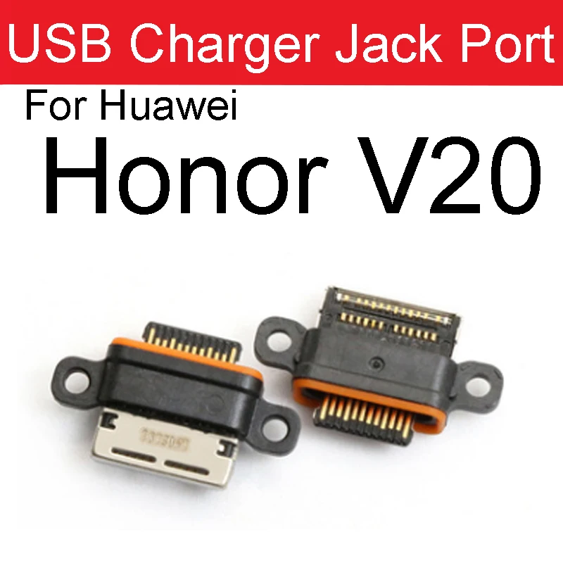 USB Charger Jack Port For Huawei Honor 10 20 Lite 20 30 V30 Pro 10i 20i 20s 30s V10 V20 V30 TypeC Dock Connector Charging Parts