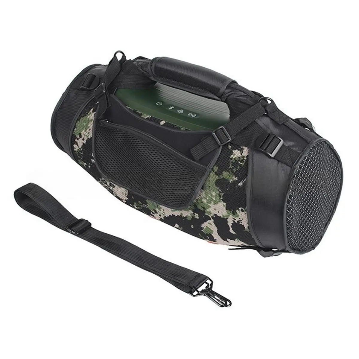 PROMOTION~ For JBL Boombox 4 Sound-Permeable Mesh Storage Bag Outdoor Protective Case Left Right Mesh Pocket Carry Handle Sleeve