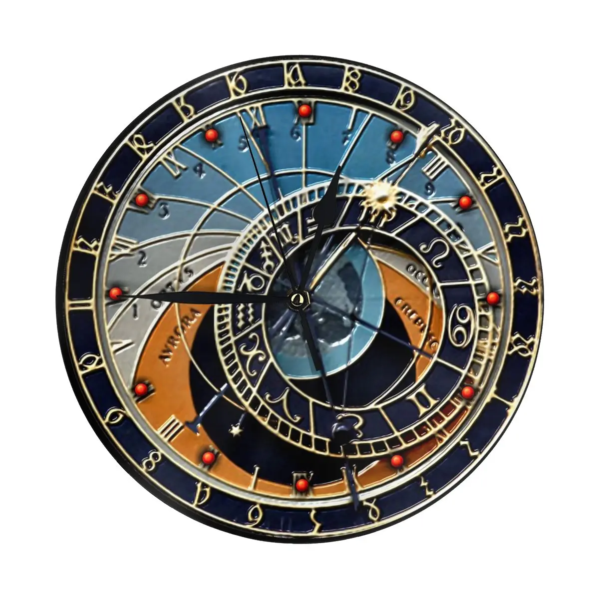 Astronomical Clock Wall Clock Modern 3D for Home Office Hotel Restaurant School Decoration