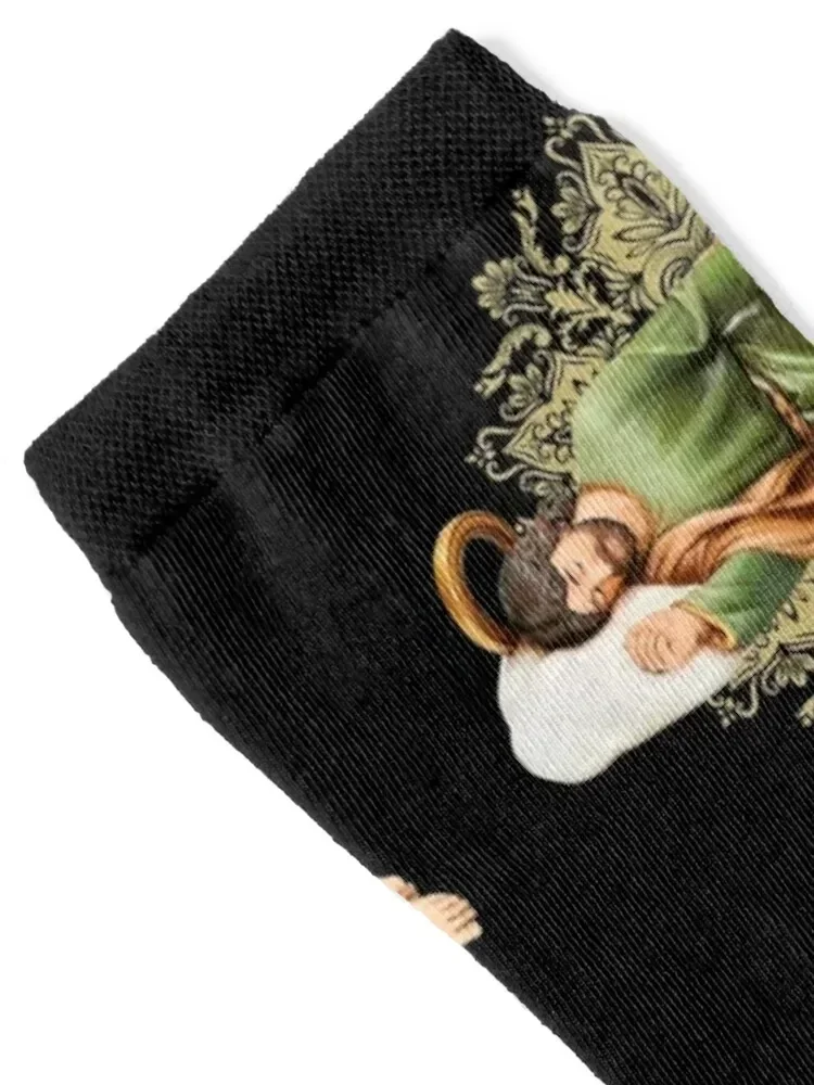 Saint Joseph sleeping Socks set warm winter Women Socks Men's