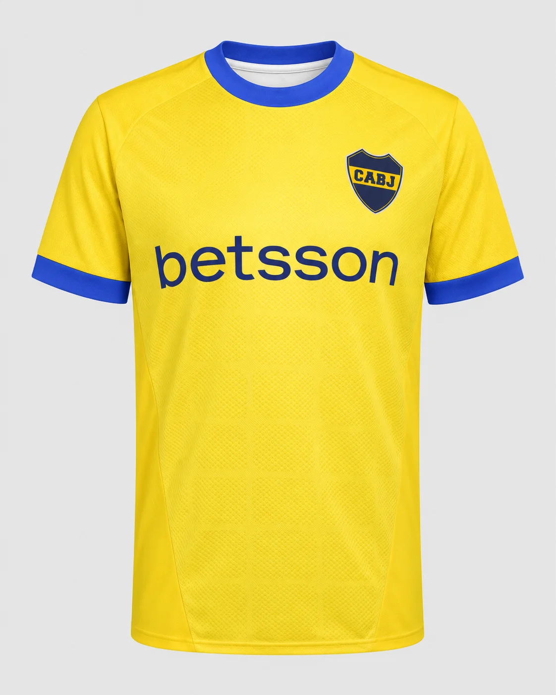 Boca Juniors 26-27 Heim-Fußballtrikot Blau Gelb Herren Rundhals Kurzarm Fan-Match – Detail 2