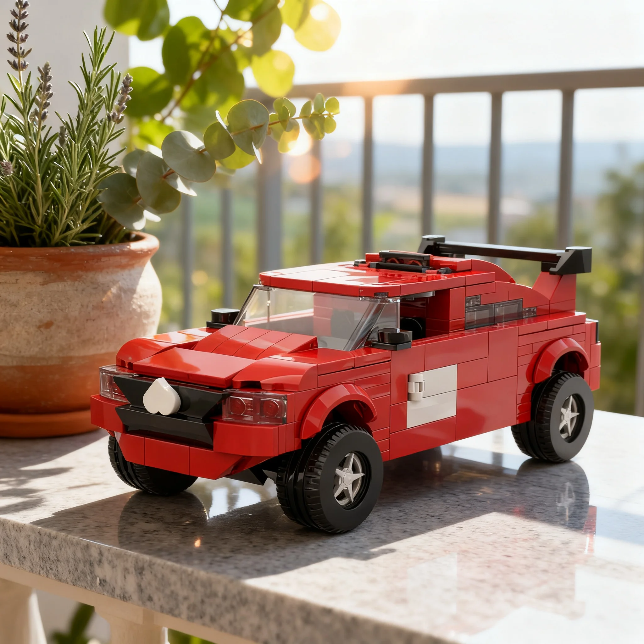 403pcs MOC Citroen ZX Rally Raid Dakar Winner City Champions Model Building Blocks Construction Toys Christmas Gifts Assemble