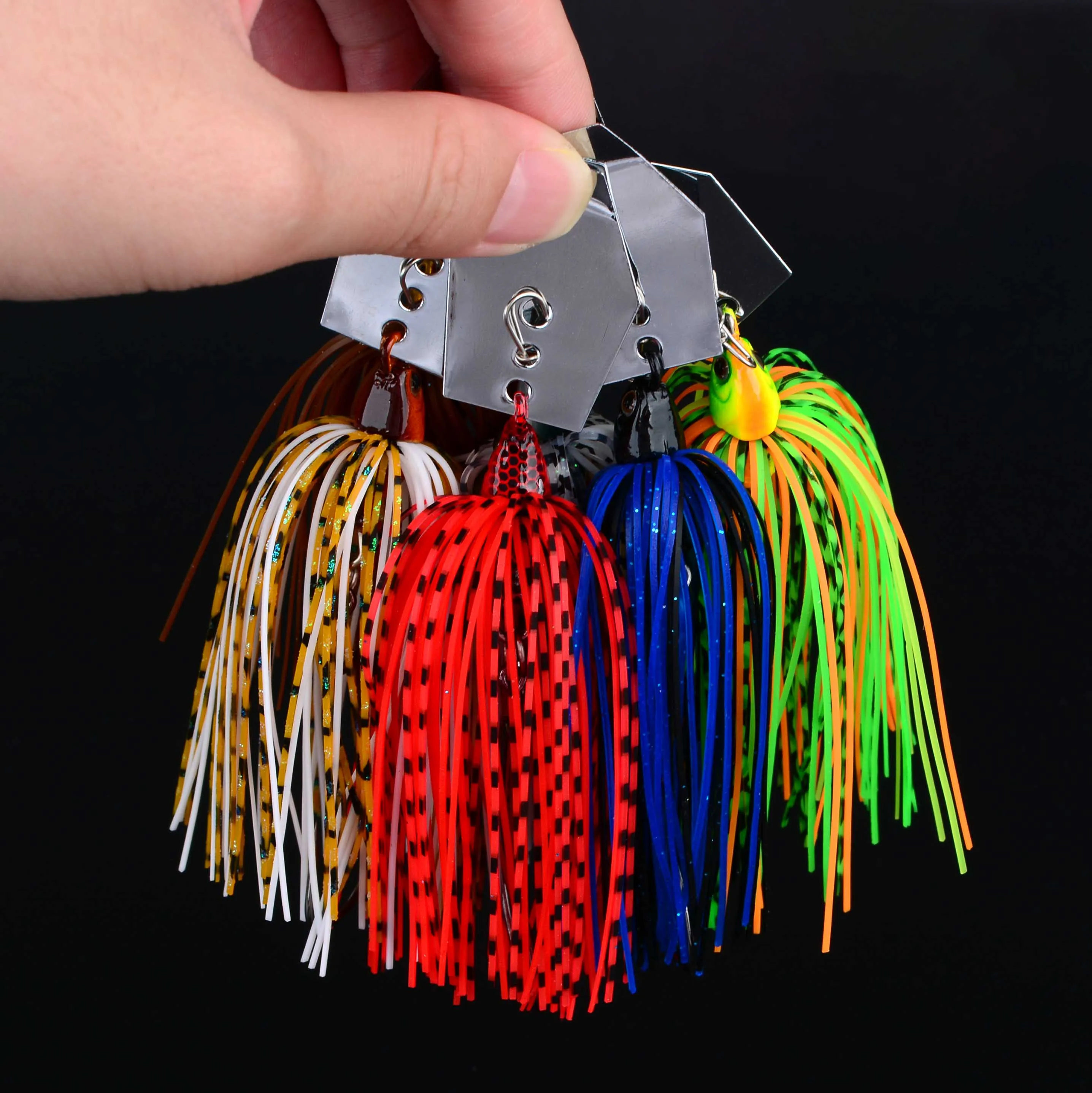 12,5g Chatter Bait Spinnerbait Weedless Angelköder Wobbler Chatterbait für Barsch, Hecht, Zander – Angelköder – Detail 3