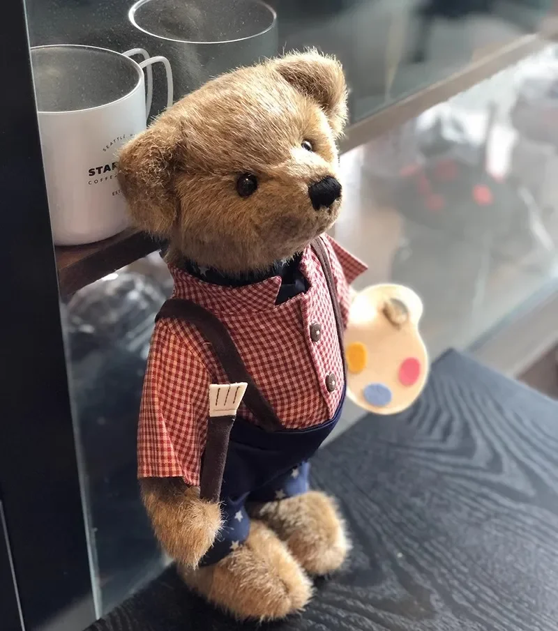 nieuwe kunstenaar teddybeer knuffels gezamenlijke beer knuffel knuffel knuffels voor vriend kerstverjaardagscadeautjes