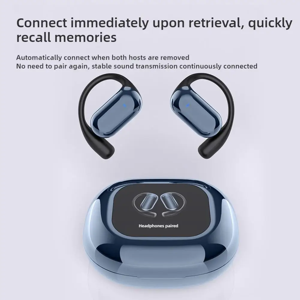 Q16S Pro Bluetooth 5.4 Sport Earphone With Mic Ture Wireless Headphones Long Battery Life IPX5 Dustproof And Waterproof