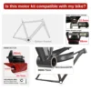 BAFANG 미드 드라이브 모터 전기 자전거 변환 키트, 1000W, 750W, 250W, BBSHD, BBS02B, BBS01B, Ebike 중앙 자전거 엔진 5