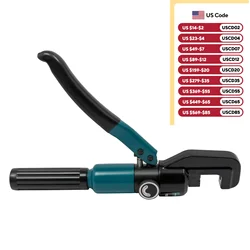 8T Hydraulic Crimping Tool 4-70mm² Wire Crimper Copper Aluminum Terminals with 8 Dies