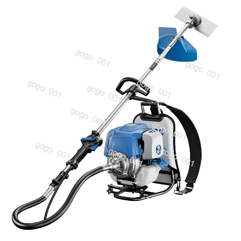 2-Stroke / 4-Stroke  Brush Cutter – Backpack Weed Eater for Garden & Lawn, High Power Portable Grass Trimmer