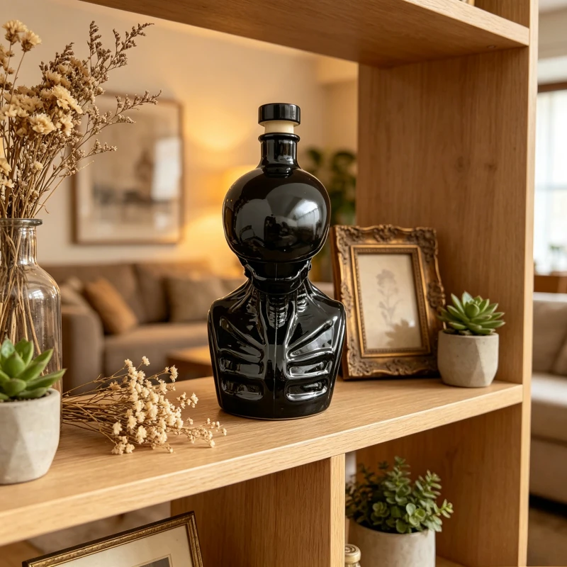 Alien Xenomorph Shaped Decanter  Crystal Glass Wine Decanter for Whiskey Brandy Vodka Bar Home Decor