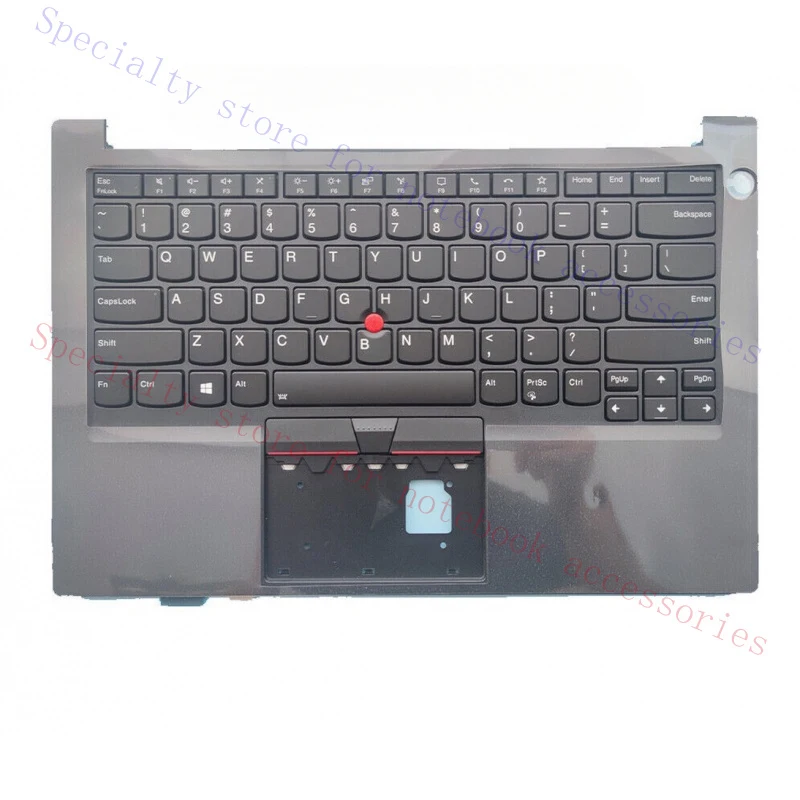 

A+ New Palmrest Keyboard Backlit For Lenovo Thinkpad E14 Gen 2 Black 5M11A35060