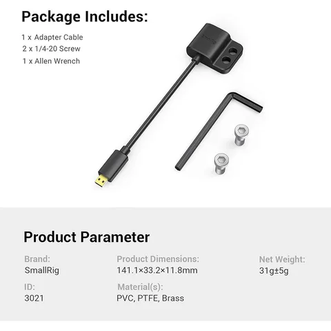 SmallRig Ultra Slim 4K Кабель-переходник для видеосъемки
