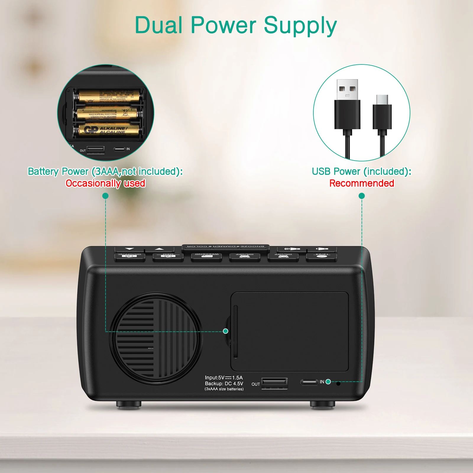 Thumbnail 3 - #36 New LED Bedside Alarm Clocks Arrivals