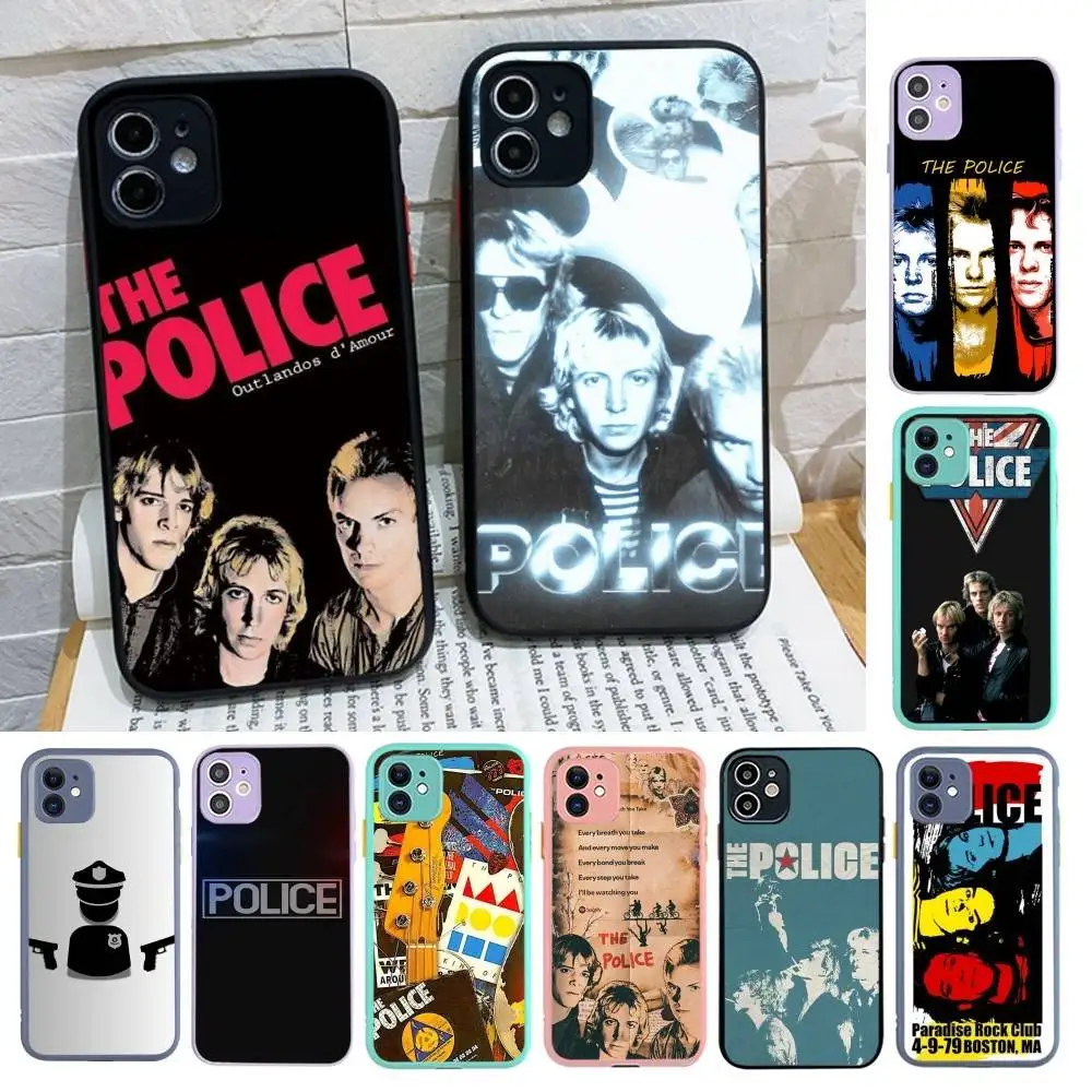 

Rock Band The Police Phone Case For IPhone 16 15 14 13 12 11 Pro Max 7 8 6 6s Plus Matte Cover