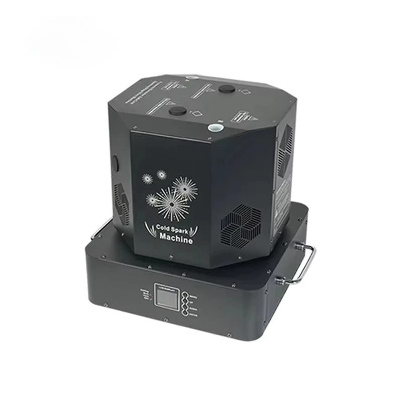 Showtime Electric Double Spray Spark Machine Remote Control DMX512 Jet Cold Fire Stage Effect for Wedding Party