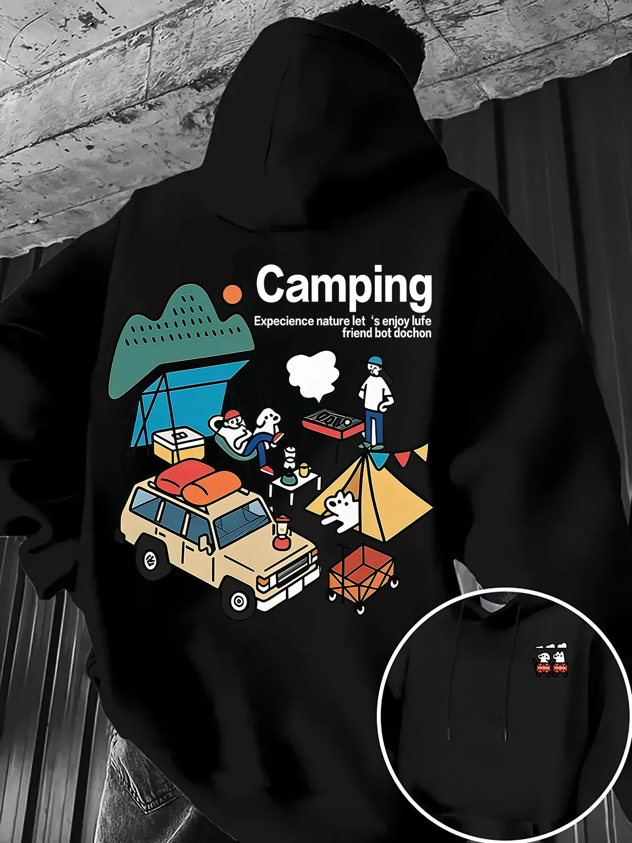 Streetwear Brand Korea - Sweat-shirt oversize de luxe pour homme