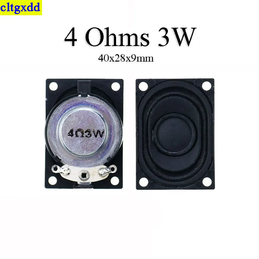 cltgxdd 2piece/Lot LCD Monitor/TV Speaker Horn 3W 4R 4028 2840 Loud speaker 4 ohms 3 Watt 4R 3W 40*28*9MM