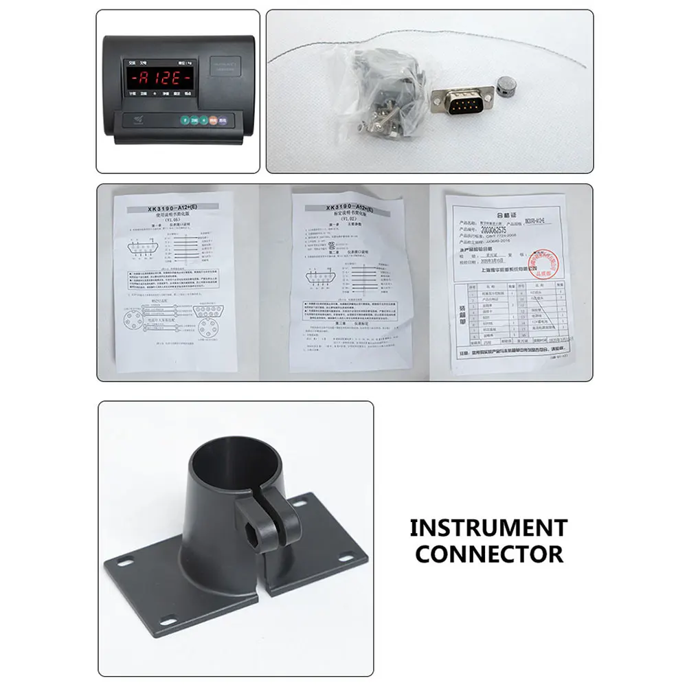 Standardowe wskaźniki wag XK3190-A12+E do wagi platformowej obciążenia stołowego A12E Wskaźnik wagowy Elektroniczna waga ważąca