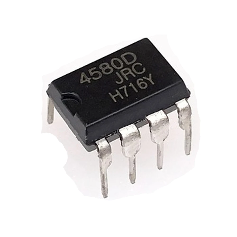 10PCS IC JRC DIP-8 JRC4580D Operational Amplifiers NEW GOOD QUALITY