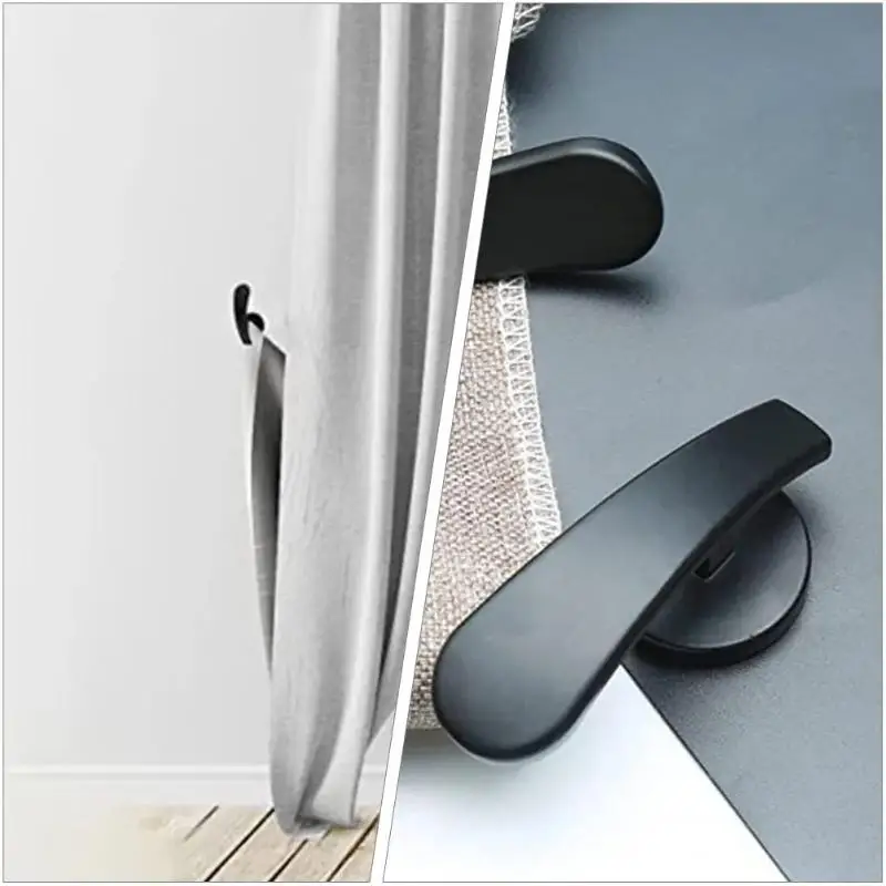 Neue 2Pcs Retro Praktische Montiert Metall Haken Vorhang Raffhalter Vorhang Haken Wand Aufhänger Vorhang Halter Wohnkultur Zubehör