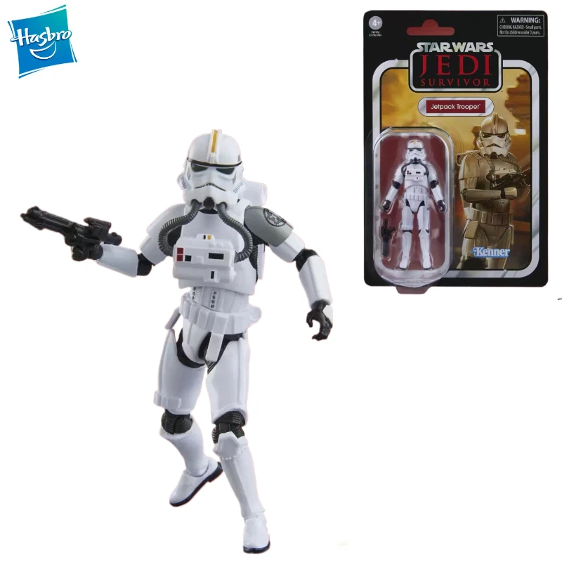 Nuevo Original Hasbro STAR WARS JEDI SURVIVOR Jetpack Trooper Figura de acción Modelo de regalo