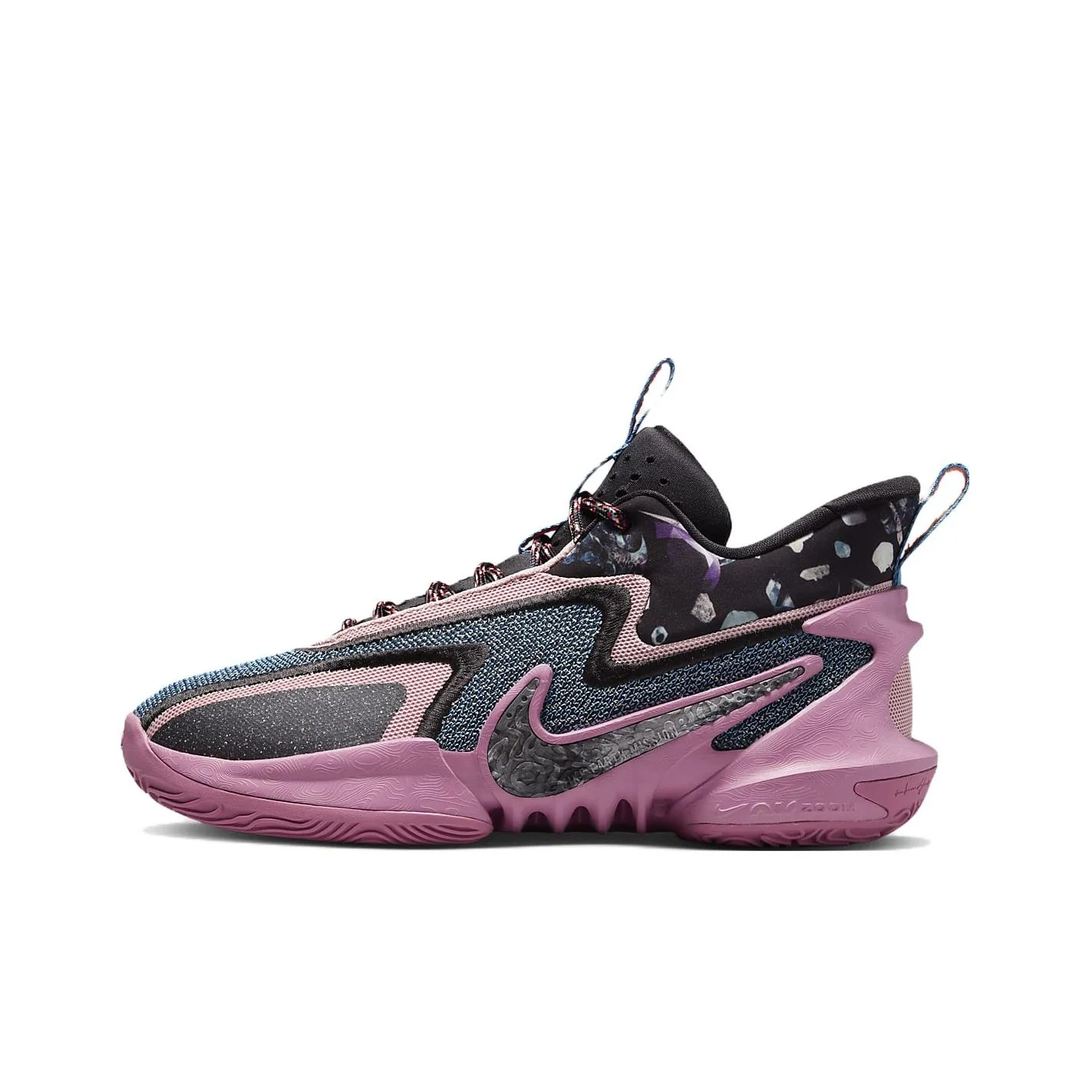 Chaussures de basket Nike Cosmic Unity 2 unisexes mi-montantes noir/rose