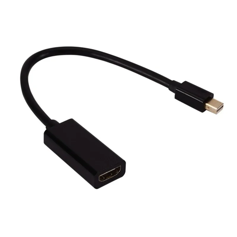 منفذ عرض صغير إلى كابل متوافق مع HDMI يدعم 1080P Mini DP إلى HDMI محول محول لأجهزة الكمبيوتر المحمول Apple MacBook Air Pro