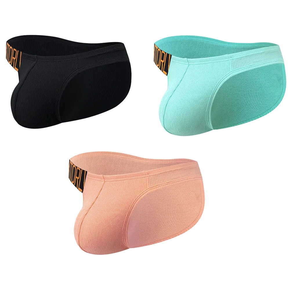 

3 шт., мужские трусы-брифы, OR695