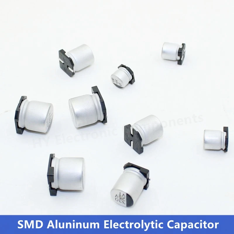 10v 16v 25v 35v 50v 63v 100v 1uf 4.7uf 10uf 22uf 47uf 100uf 220uf 330uf 470uf 680uf 1000uf SMD Aluminum Electrolytic Capacitor