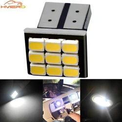 1PCS Car Side Marker Wedge Lamps T10 W5W Canbus White 1206 9/12SMD LED Vehicle Tail Dashboard Bulbs DC 12V Lamping Parking Light