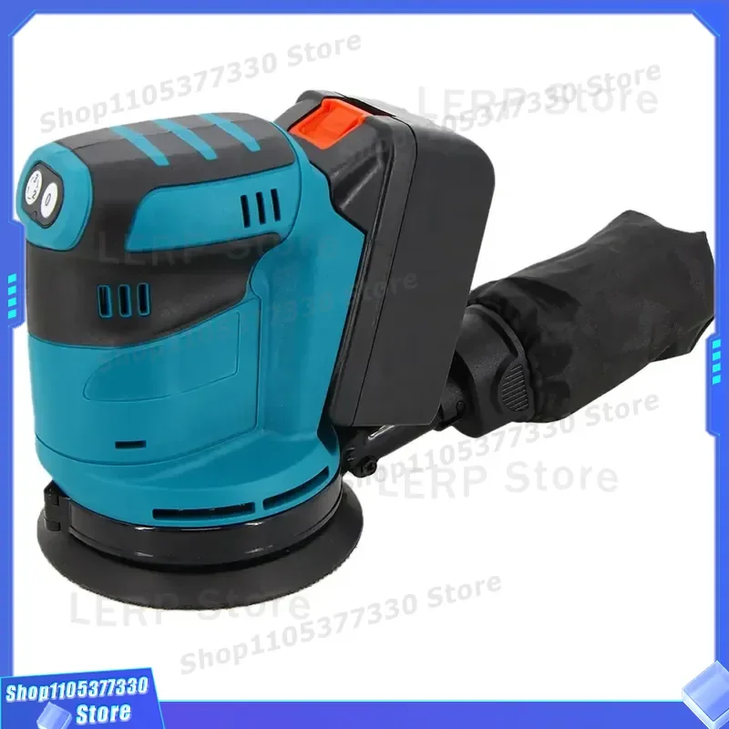 3 Speed Rechargeable Lithium Battery Woodworking Sander Polishing Machine Round Sanding Tool Compatible With Makita Sandpaper