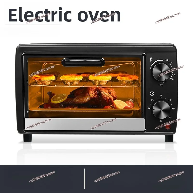 15L Electric Oven Multifunctional Knob Baker Mini Household Electric Oven Microwave 110V