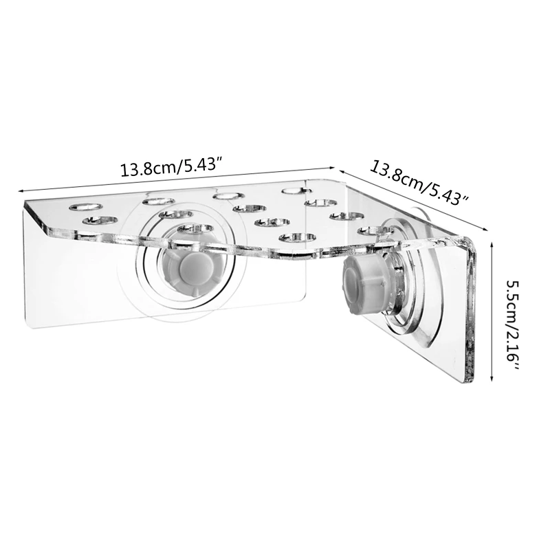 Coral Frag Rack Suction Acrylic Coral Frag Durable Holder Holds 13 Plugs